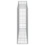 Cestas gaviones 20 uds forma de arco hierro 200x30x100/120 cm de vidaXL, Maceteros y jardineras - Ref: Foro24-3145445, Precio...