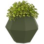 Jardinera Verde Oliva 50 x 50 x 40 cm Acero en Macetas y jardineras | Comprar online en Foru.es