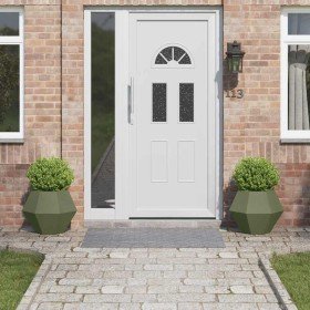 Jardinera 2 pcs Verde Oliva 50 x 50 x 40 cm Acero en Macetas y jardineras | Comprar online en Foru.es