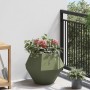Jardinera 2 pcs Verde Oliva 50 x 50 x 40 cm Acero en Macetas y jardineras | Comprar online en Foru.es