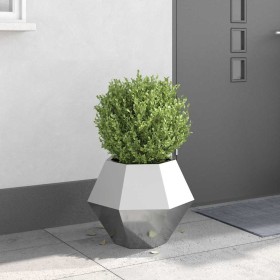 Jardinera Plateado 50 x 50 x 40 cm Acero Galvanizado en Macetas y jardineras | Comprar online en Foru.es
