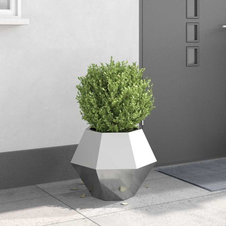Jardinera Plateado 50 x 50 x 40 cm Acero Galvanizado en Macetas y jardineras | Comprar online en Foru.es