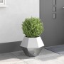 Jardinera Plateado 50 x 50 x 40 cm Acero Galvanizado en Macetas y jardineras | Comprar online en Foru.es