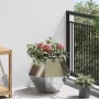 Jardinera 2 pcs Plateado 50 x 50 x 40 cm Acero Galvanizado en Macetas y jardineras | Comprar online en Foru.es