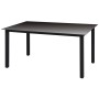 Set comedor de jardín 7 pzas con cojines ratán sintético beige de vidaXL, Conjuntos de jardín - Ref: Foro24-3094988, Precio: ...