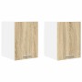 Mueble colgante Riga 2 pcs Roble Sonoma y 30 x 31 x 40 cm en Armarios de cocina | Comprar online en Foru.es