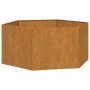 Jardinera de acero corten oxidado 90x90x45 cm de vidaXL, Maceteros y jardineras - Ref: Foro24-823676, Precio: 74,92 €, Descue...