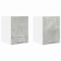 Mueble colgante Riga 2 pcs Gris Concreto y 30 x 31 x 40 cm en Armarios de cocina | Comprar online en Foru.es