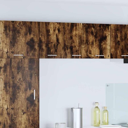 Mueble colgante con puerta Riga Roble Ahumado y 30 x 31 x 40 cm en Armarios de cocina | Comprar online en Foru.es