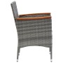 Juego muebles jardín 7 pzas con cojines ratán sintético gris de vidaXL, Conjuntos de jardín - Ref: Foro24-3095006, Precio: 53...