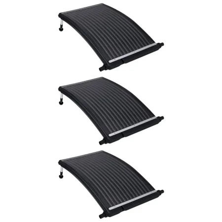 Curved solar pool heating panels 3 pcs 110x65 cm by vidaXL, Pool heaters - Ref: Foro24-3095463, Price: 404,37 €, Discount: %