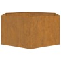 Jardinera de acero corten oxidado 90x90x45 cm de vidaXL, Maceteros y jardineras - Ref: Foro24-823676, Precio: 74,92 €, Descue...