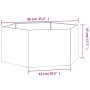Jardinera de acero corten oxidado 90x90x45 cm de vidaXL, Maceteros y jardineras - Ref: Foro24-823676, Precio: 74,92 €, Descue...