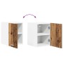 Mueble colgante Riga 2 pcs Madera Vieja y 30 x 31 x 40 cm en Armarios de cocina | Comprar online en Foru.es
