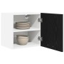Mueble colgante Riga 2 pcs Roble Negro y 40 x 31 x 40 cm en Armarios de cocina | Comprar online en Foru.es