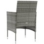 Set de muebles de jardín 8 pzas y cojines ratán sintético gris de vidaXL, Conjuntos de jardín - Ref: Foro24-3095959, Precio: ...