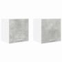 Mueble colgante Riga 2 pcs Gris Concreto y 40 x 31 x 40 cm en Armarios de cocina | Comprar online en Foru.es