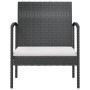 Set muebles de jardín 16 piezas y cojines ratán sintético negro de vidaXL, Conjuntos de jardín - Ref: Foro24-3095964, Precio:...