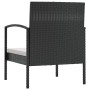 Set muebles de jardín 16 piezas y cojines ratán sintético negro de vidaXL, Conjuntos de jardín - Ref: Foro24-3095964, Precio:...