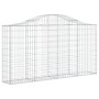 Cestas gaviones 30 uds forma de arco hierro 200x30x100/120 cm de vidaXL, Maceteros y jardineras - Ref: Foro24-3145447, Precio...