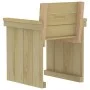 Set de comedor de jardín 7 piezas madera pino impregnada de vidaXL, Conjuntos de jardín - Ref: Foro24-3096615, Precio: 672,68...