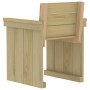 Set de comedor de jardín 7 piezas madera pino impregnada de vidaXL, Conjuntos de jardín - Ref: Foro24-3096615, Precio: 682,63...