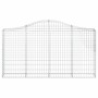 Cestas gaviones 30 uds forma de arco hierro 200x30x100/120 cm de vidaXL, Maceteros y jardineras - Ref: Foro24-3145447, Precio...