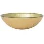Lavabo de baño grifo&desagüe de empuje vidrio templado dorado by vidaXL, Sinks - Ref: Foro24-3098460, Price: 90,12 €, Discoun...
