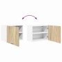 Mueble colgante con puerta Riga Roble Sonoma y 50 x 31 x 40 cm en Armarios de cocina | Comprar online en Foru.es