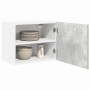 Mueble colgante con puerta Riga Gris Concreto y 50 x 31 x 40 cm en Armarios de cocina | Comprar online en Foru.es