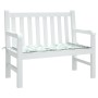 Cojín banco de jardín tela Oxford estampado hojas 120x50x3 cm de vidaXL, Cojines para sillas y sofás - Ref: Foro24-361138, Pr...