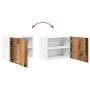 Mueble colgante con puerta Riga Madera Vieja y 50 x 31 x 40 cm en Armarios de cocina | Comprar online en Foru.es