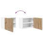 Mueble colgante Riga Roble Artesano y 50 x 31 x 40 cm en Armarios de cocina | Comprar online en Foru.es