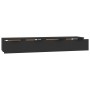 Armarios de pared 2 uds madera contrachapada negro 68x30x20 cm de vidaXL, Estantes y estanterías - Ref: Foro24-3115893, Preci...