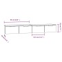 Armarios de pared 2 uds madera contrachapada negro 68x30x20 cm de vidaXL, Estantes y estanterías - Ref: Foro24-3115893, Preci...