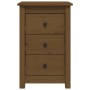 Mesitas de noche 2 uds madera de pino marrón miel 40x35x61,5 cm de vidaXL, Mesitas de noche - Ref: Foro24-813706, Precio: 117...
