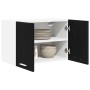 Mueble colgante Riga 2 pcs Roble Negro y 60 x 31 x 40 cm en Armarios de cocina | Comprar online en Foru.es