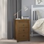 Mesitas de noche 2 uds madera de pino marrón miel 40x35x61,5 cm de vidaXL, Mesitas de noche - Ref: Foro24-813706, Precio: 117...