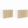 Mueble colgante Riga 2 pcs Roble Sonoma y 60 x 31 x 40 cm en Armarios de cocina | Comprar online en Foru.es