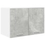 Mueble colgante Riga 2 pcs Gris Concreto y 60 x 31 x 40 cm en Armarios de cocina | Comprar online en Foru.es