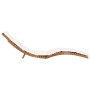 Tumbonas con cojines 2 unidades madera maciza de teca de vidaXL, Tumbonas - Ref: Foro24-3143633, Precio: 373,58 €, Descuento: %