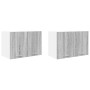 Mueble colgante Riga 2 pcs Gris Sonoma y 60 x 31 x 40 cm en Armarios de cocina | Comprar online en Foru.es