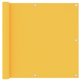 Toldo para balcón tela oxford amarillo 90x400 cm en Sombrillas | Comprar online en Foru.es