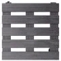Soportes con ruedas para plantas 4 uds gris WPC 30x30x7,5 cm de vidaXL, Soportes para macetas - Ref: Foro24-3143926, Precio: ...