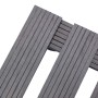 Soportes con ruedas para plantas 4 uds gris WPC 30x30x7,5 cm de vidaXL, Soportes para macetas - Ref: Foro24-3143926, Precio: ...