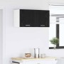 Mueble colgante con puerta Riga Roble Negro 80 x 31 x 40 cm en Armarios de cocina | Comprar online en Foru.es
