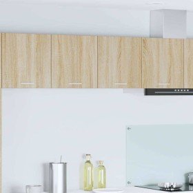 Mueble colgante con puerta Riga Roble Sonoma 80 x 31 x 40 cm en Armarios de cocina | Comprar online en Foru.es