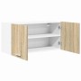 Mueble colgante con puerta Riga Roble Sonoma 80 x 31 x 40 cm en Armarios de cocina | Comprar online en Foru.es