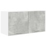 Mueble colgante con puerta Riga Gris Concreto 80 x 31 x 40 cm en Armarios de cocina | Comprar online en Foru.es