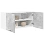 Mueble colgante con puerta Riga Gris Concreto 80 x 31 x 40 cm en Armarios de cocina | Comprar online en Foru.es
